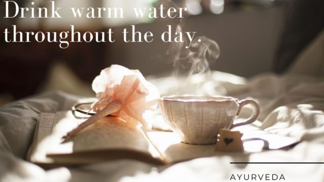 warm water